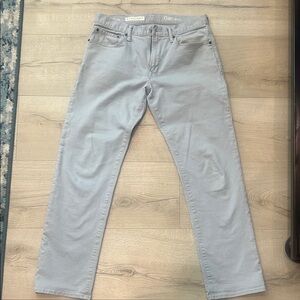 GAP Men's Straight Jeans in Light Gray 32/32